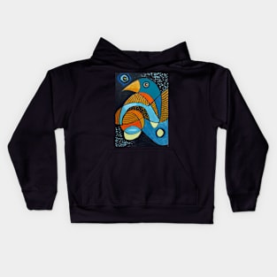 Bluebird of Happiness Kids Hoodie